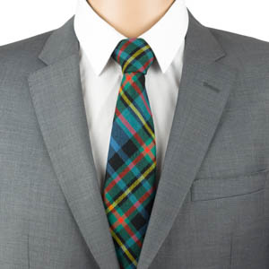 Tie, Necktie, Wool, Twill, MacLellan Tartan